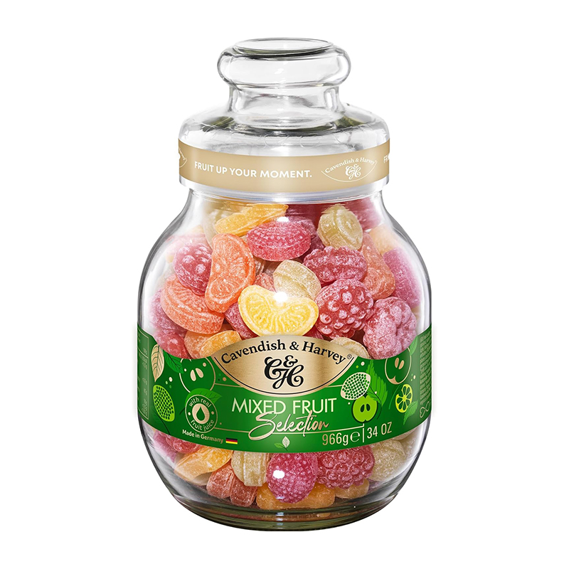 カベンディッシュ&ハーベイ / ミックスフルーツキャンディージャー 966g