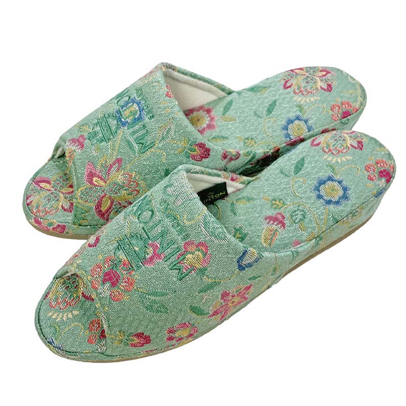 MINTON ジャガードパンタロン ヒールスリッパ/G