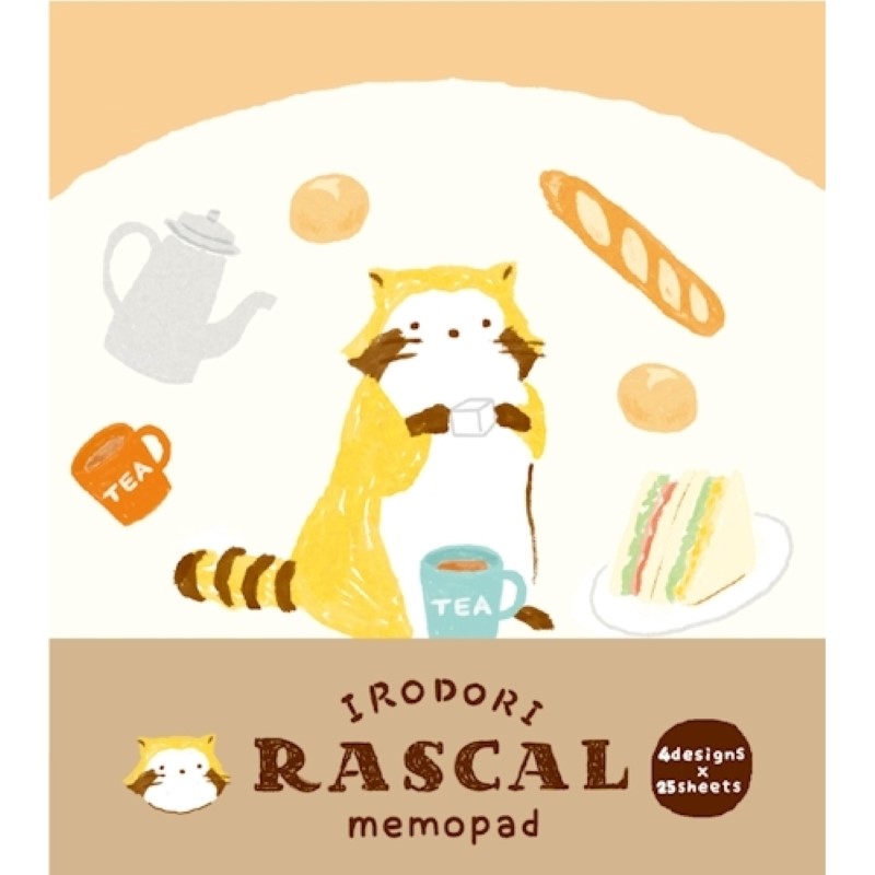 ラスカル メモパッド ピクニック