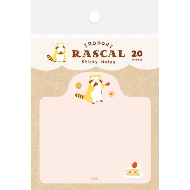 ラスカル 型抜き付箋 スイーツ