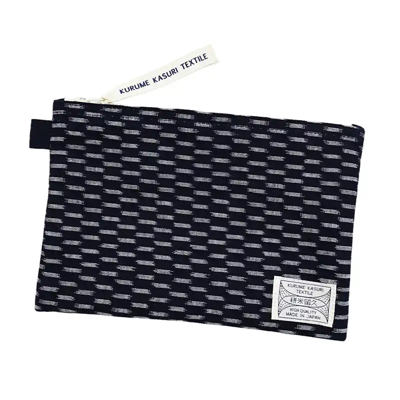 儀右エ門 ギエモン カラーケースM/編目(紺/白)