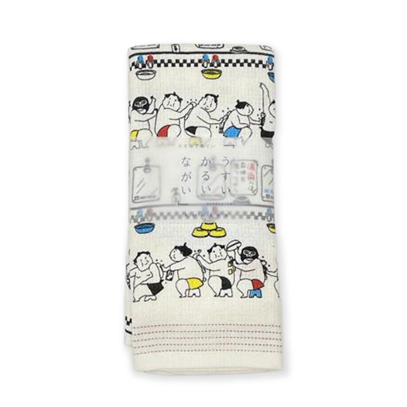 薄軽長 てぬぐいたおる すもう銭湯