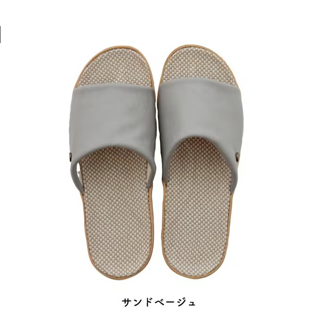 In Out Denim インアウトジュート スリッパＭ サンドベージュ