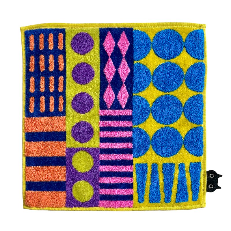 Atsuko Matano アツコ マタノ パッチワークタオルハンカチ/YE