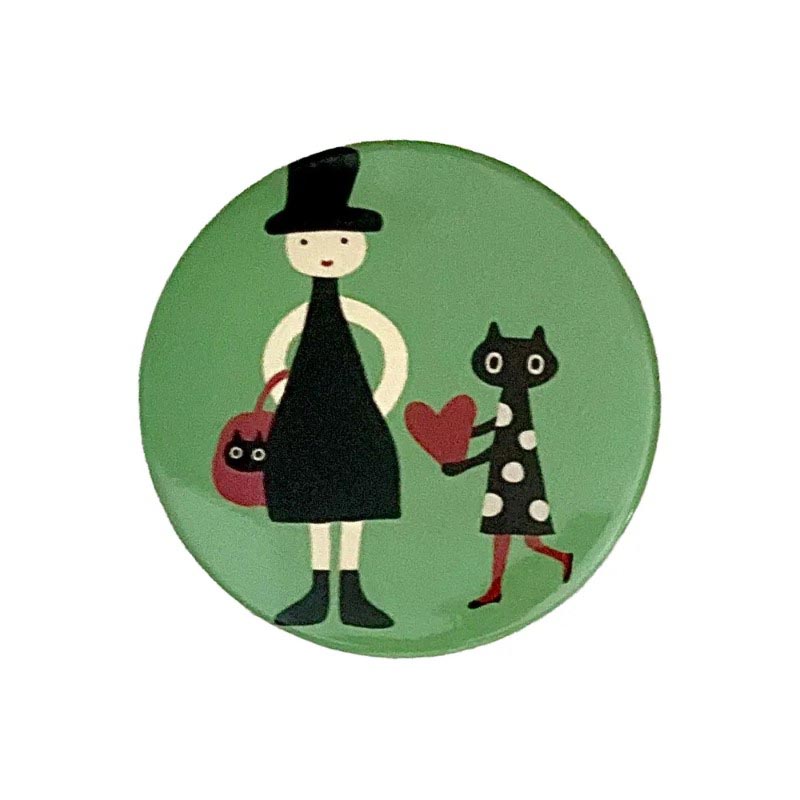 Atsuko Matano アツコ マタノ まるい手鏡/おでかけ