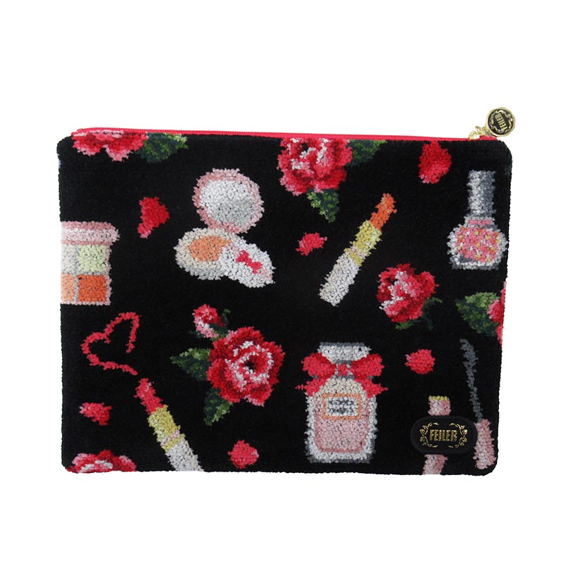 FEILER フェイラー エターナルヒロイン フラット ポーチ ブラック