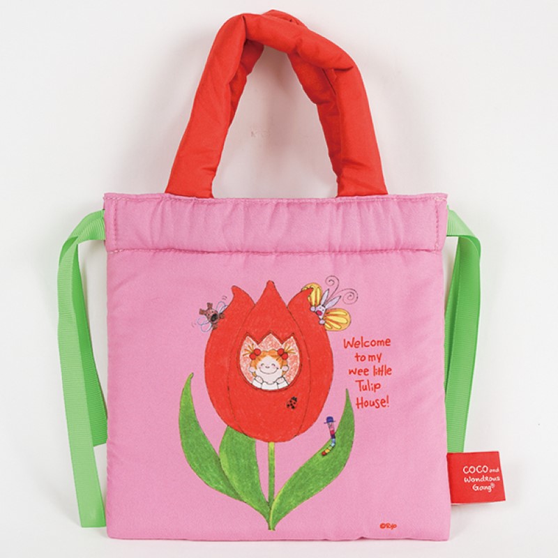 ココちゃん クッション巾着 チューリップ