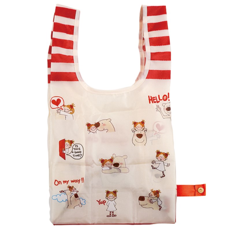 ココちゃん 底板付きエコバッグS/ココちゃん＆ポール