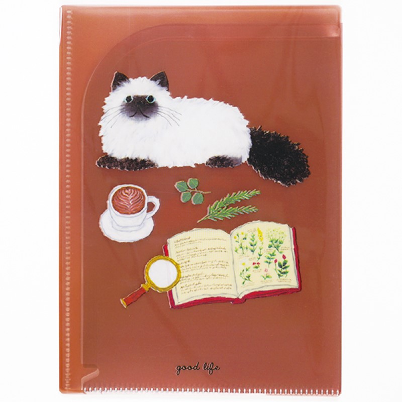 米津祐介 ６ポケットクリアホルダー A5/ネコ