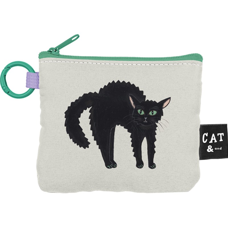 キャットアンド そで山かほ子 クッションミニポーチ