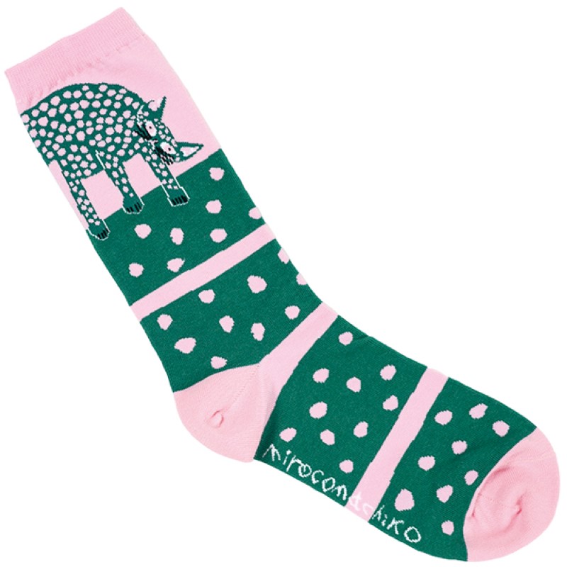 ミロコマチコ くつした/ピンク