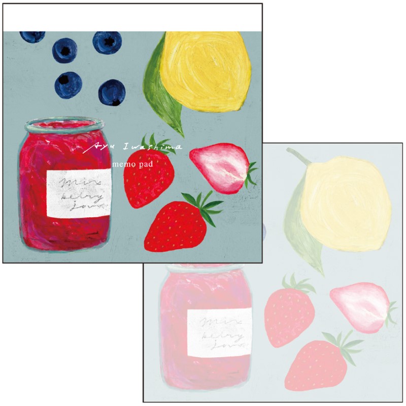 いわしま あゆ  スクエア メモ パッド/ Jam