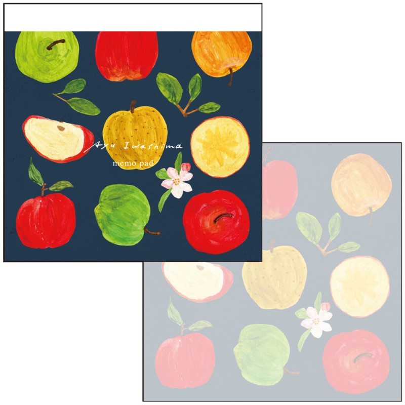 いわしま あゆ  スクエア メモ パッド/ Apple