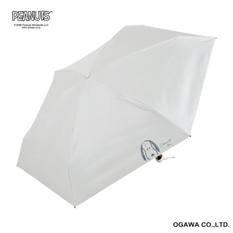 PEANUTS  コンパクト晴雨兼用傘 スヌーピー/フェイス