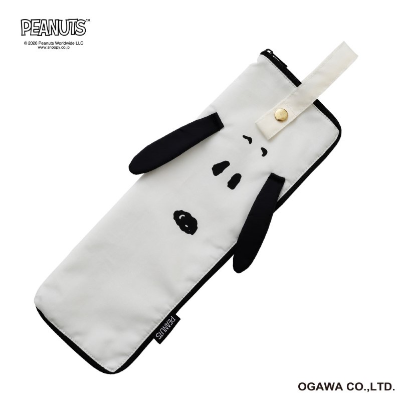 PEANUTS マイクロファイバー吸水傘ケース  スヌーピー/フェイス