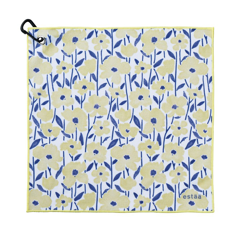 estaa くっつきタオル  ダンシングフラワー /YE