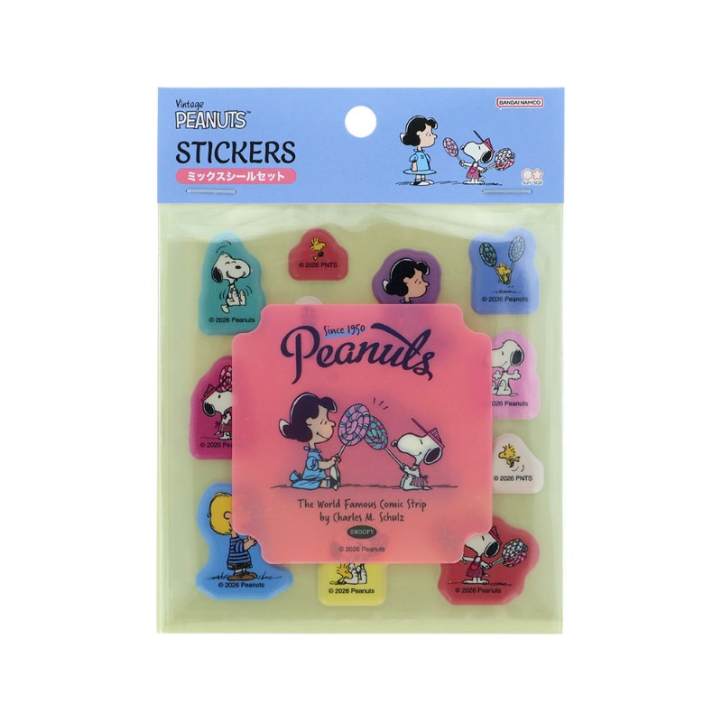 PEANUTS アメリカンテイスト ミックスシールセット/ロリポップ