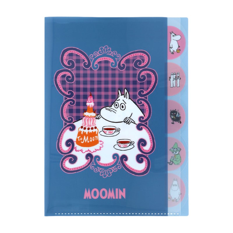 MOOMIN Afternoon tea party ダイカットクリアファイル5P/ムーミン