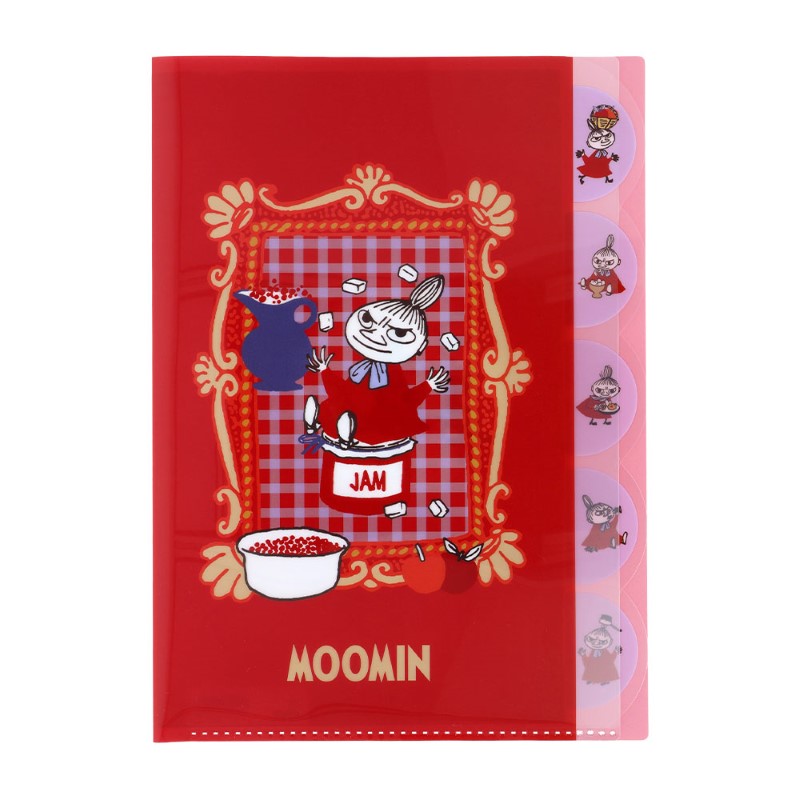 MOOMIN Afternoon tea party ダイカットクリアファイル5P/リトルミイ