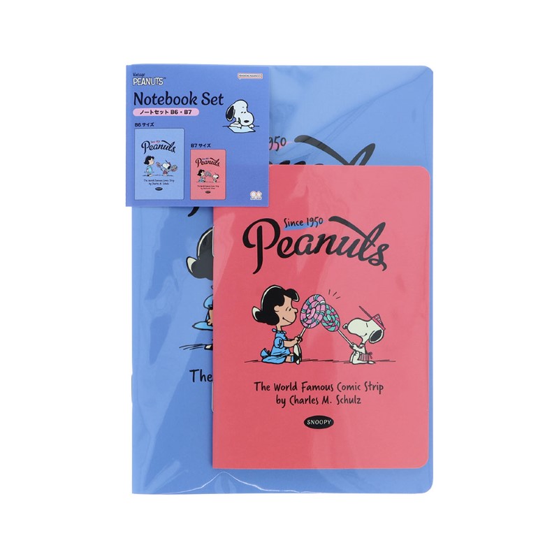 PEANUTS アメリカンテイスト ノートセットB6・B7/ロリポップ
