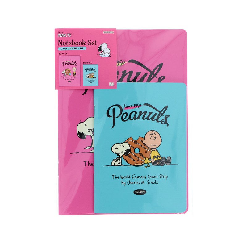 PEANUTS アメリカンテイスト ノートセットB6・B7/ドーナツ