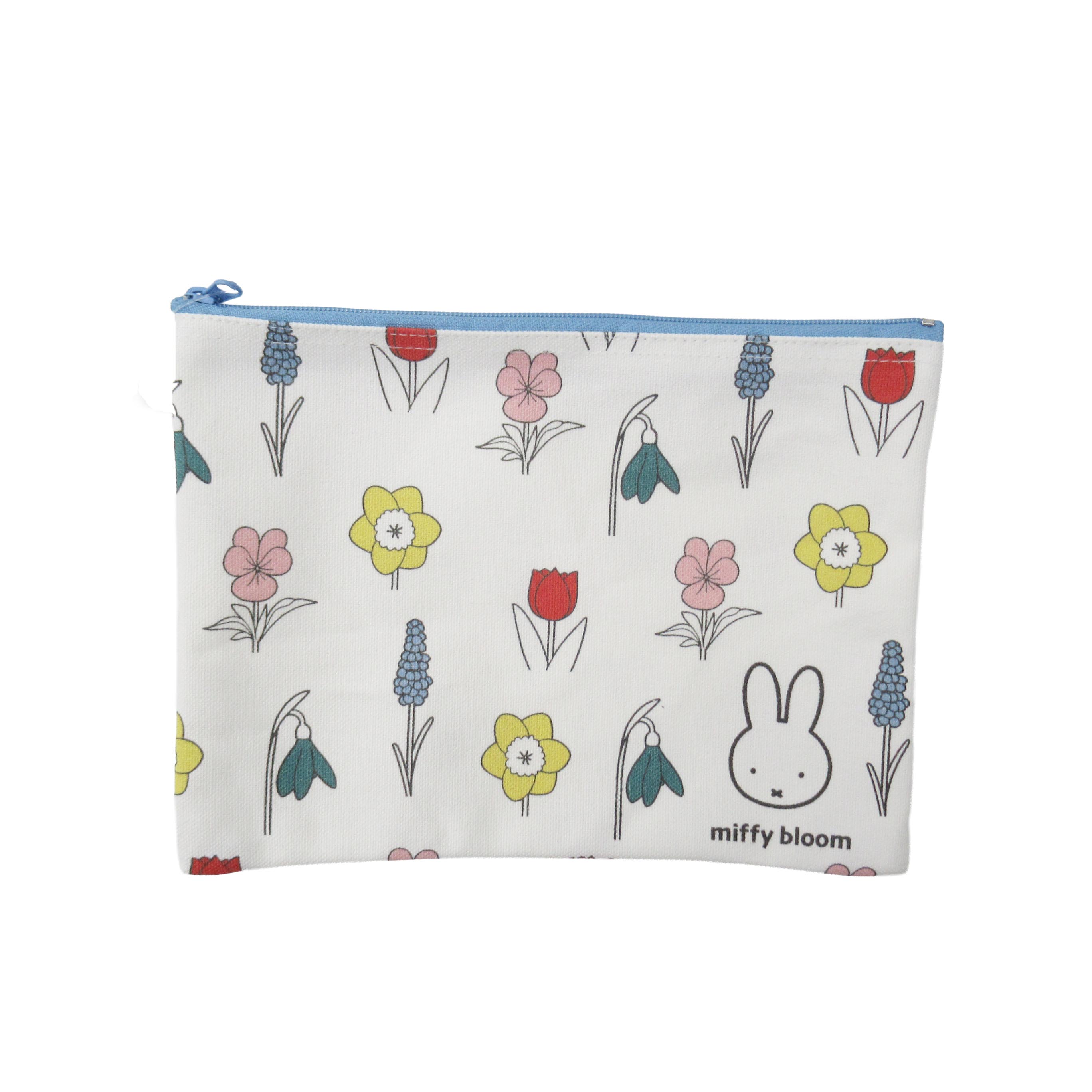 miffy  フラットポーチ miffy bloom
