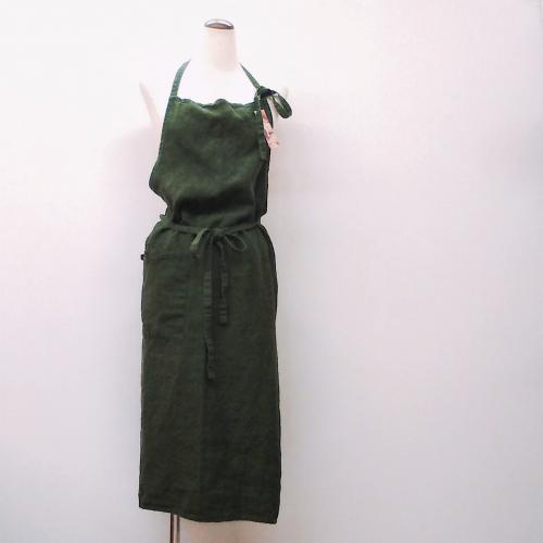 Linneエプロン/グリーン