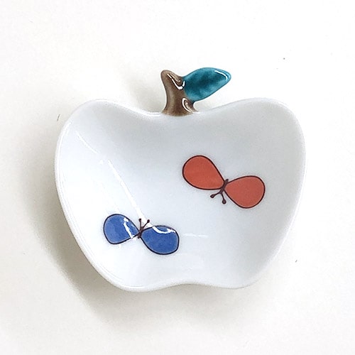 ハレクタニ　りんご小皿【チョウ】