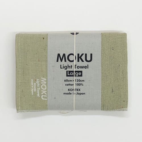 MOKU ライトタオル Lサイズ　/カーキ