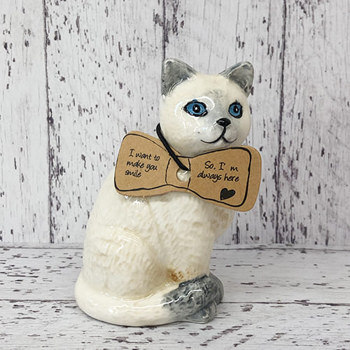 Animal Vase(C) / Cat WH