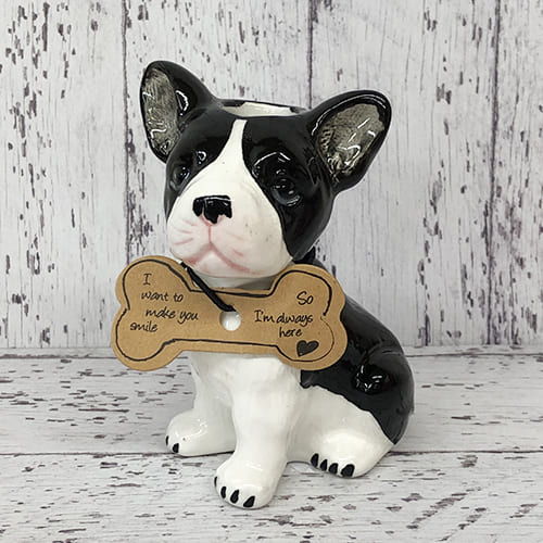 Animal Vase(C) / Dog Frenchbull