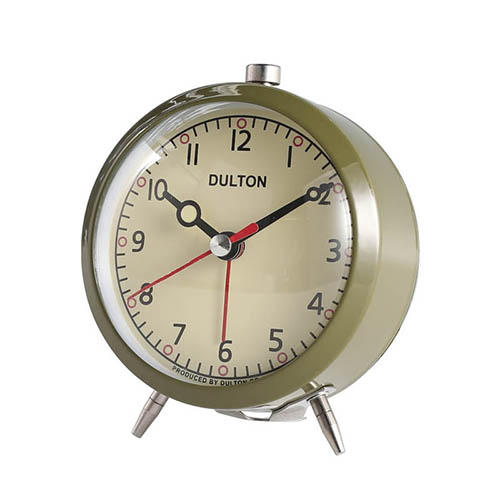 DULTON ダルトン ALARM CLOCK /OLIVE
