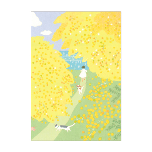 Mimo Hirai 春のポストカード 5枚組 GS-0067