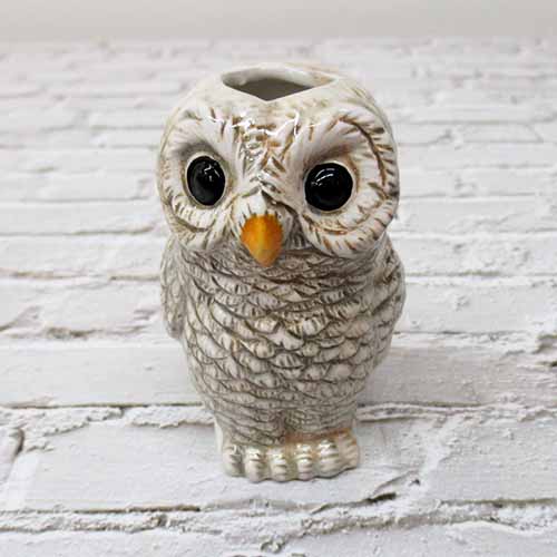 Animal Vase(C) / Owl フクロウ