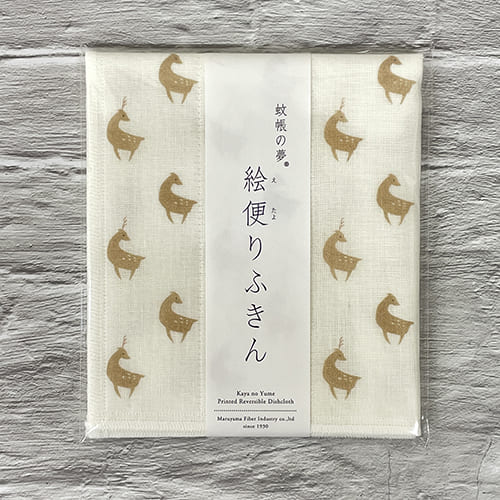 【期間限定】蚊帳の夢 絵便りふきん ミニシカ