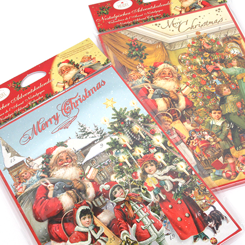 XM クリスマス ノスタルジック カレンダーチョコ