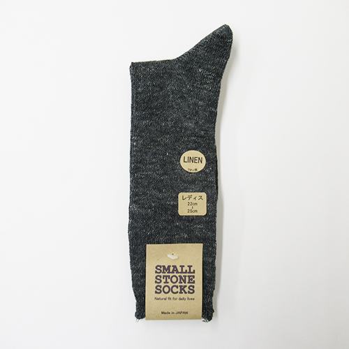 SMALL STONE　SO-1026 麻混ムジソックス/MBK13