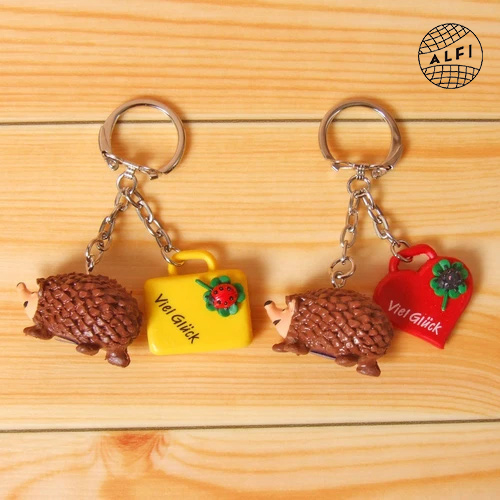 ハンドペイント キーチェーン/ハリネズミ アソート