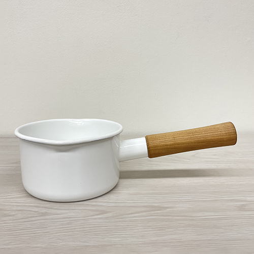 野田琺瑯 クルール ミルクパン12cm ホワイト