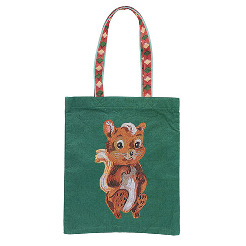 Nathalie Lete Rectangle tote bag Squirre