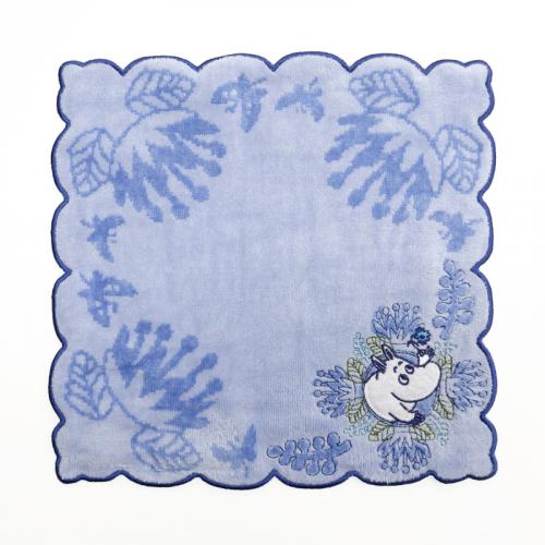 MOOMIN ミニタオル「キルティングブルー」