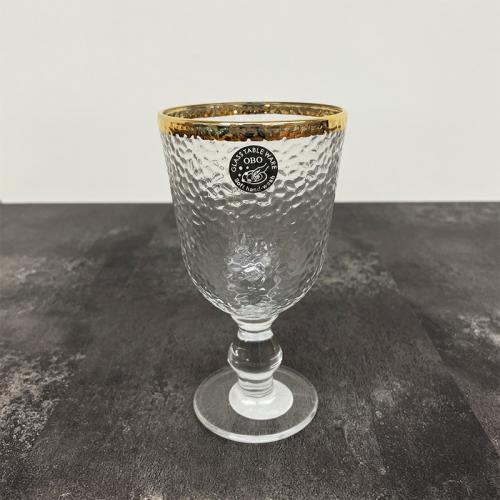 DULTON ダルトン GLASS TABLEWARE OBO GOBLET GOLD RIM