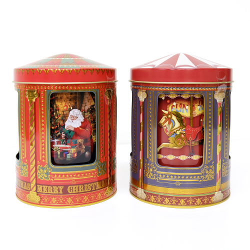 カルーセル缶 アソート(ビスケット入り)　