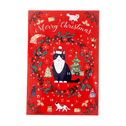 フィカー アドベントA5(チョコ風味菓子入り) / ネコ