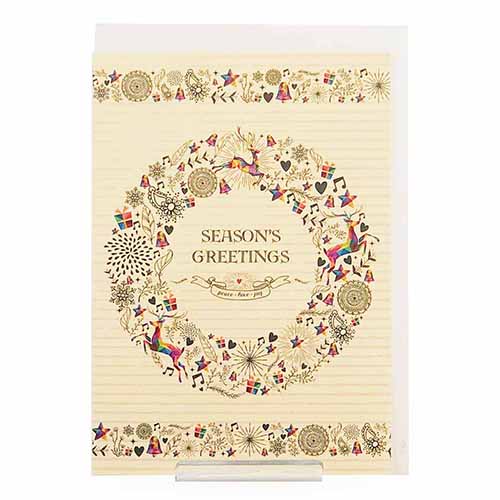 フロンティア クリスマスカード クラシック /クリスマスリース