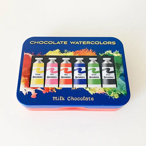 チョコ絵の具缶