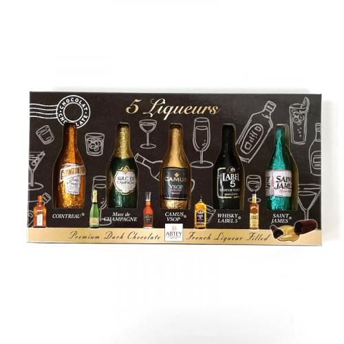 リキュールアソートボトルチョコ5P