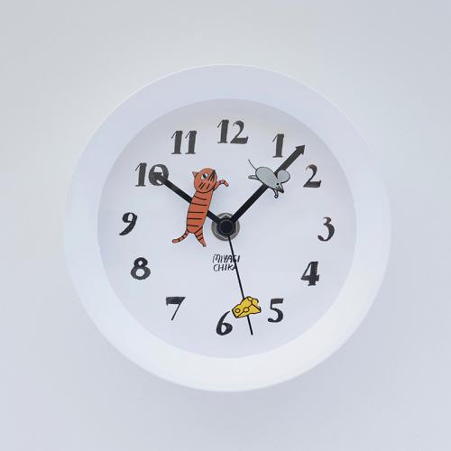 Yamabatosha 2way clock CAT White