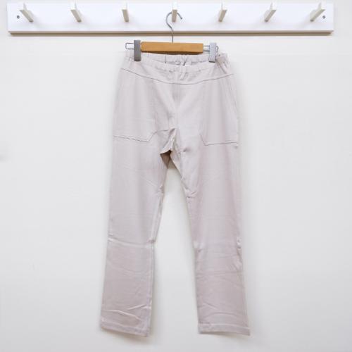 TUNIC クロップドパンツ ヴィスコースレーヨン ベージュ【日本製】