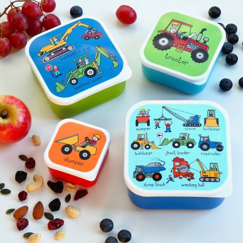 Tyrrell Kats SNACK BOXES SET OF 4 /Wheels